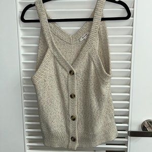 Madewell size medium thicker sweater tank